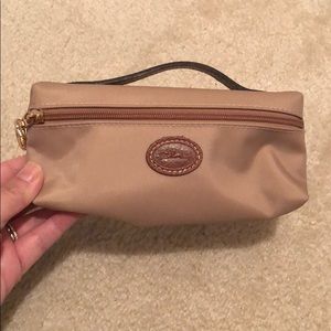 Longchamp Small Cosmetic Case Le Pilage Beige